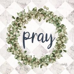 Pray Eucalyptus Wreath | Obraz na stenu