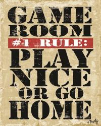 Game Room #1 Rule | Obraz na stenu