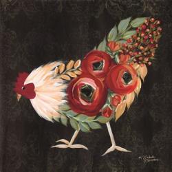 Botanical Rooster | Obraz na stenu