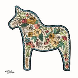 Floral Horse | Obraz na stenu