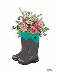 Floral Boots | Obraz na stenu