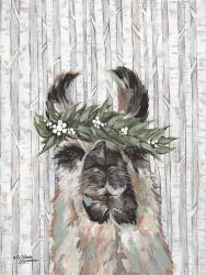 Lizzy the Winter Llama | Obraz na stenu
