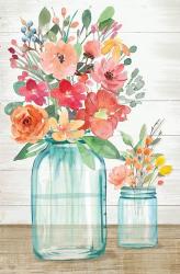 Country Floral Still Life | Obraz na stenu