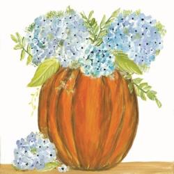 Pumpkin Full of Hydrangeas | Obraz na stenu