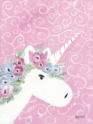 Floral Unicorn II | Obraz na stenu