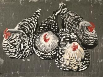 Four Hens | Obraz na stenu