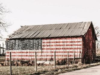 American Flag Barn | Obraz na stenu
