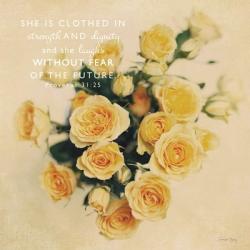 She is Clothed in Strength | Obraz na stenu