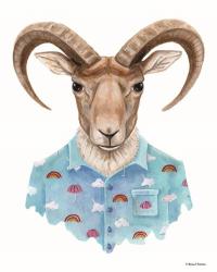 Uriel in a Unicorn Shirt | Obraz na stenu
