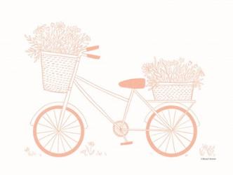 Pink Flower Bike | Obraz na stenu