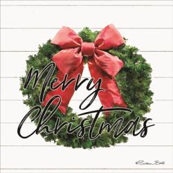 Merry Christmas Wreath | Obraz na stenu