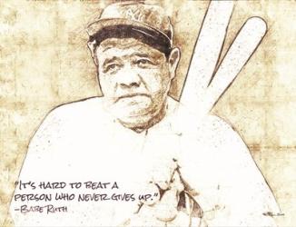 Babe Ruth Sketch | Obraz na stenu