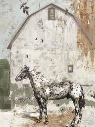 Barn with Horse | Obraz na stenu