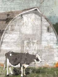 Barn with Cow | Obraz na stenu