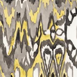 Yellow-Gray Ikat 1 | Obraz na stenu
