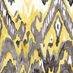 Yellow-Gray Ikat 2 | Obraz na stenu