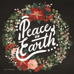 Peace on Earth Wreath | Obraz na stenu
