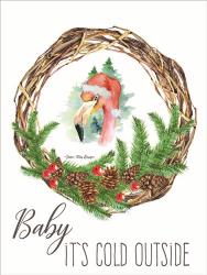 Baby It's Cold Outside Wreath | Obraz na stenu