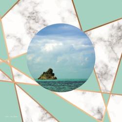 Marble Polygonal Island | Obraz na stenu