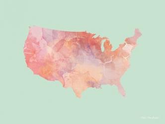 Marble USA Map | Obraz na stenu