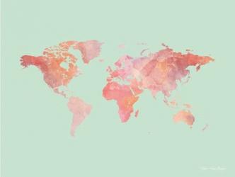 Marble World Map | Obraz na stenu