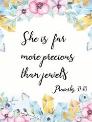 More Precious than Jewels | Obraz na stenu