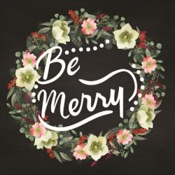 Be Merry Wreath | Obraz na stenu