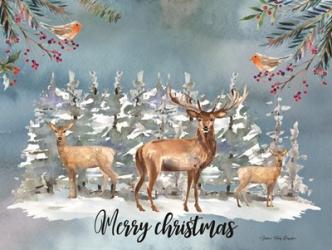 Merry Christmas Deer | Obraz na stenu