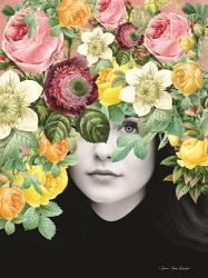 The Girl and the Flowers | Obraz na stenu