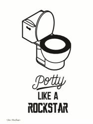 Potty Like a Rockstar | Obraz na stenu