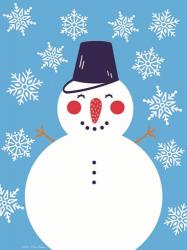 Snowflake Snowman | Obraz na stenu