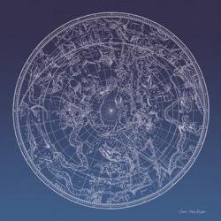 Constellations Map I | Obraz na stenu
