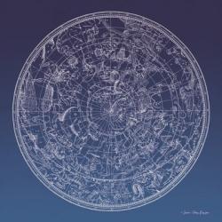 Constellations Map II | Obraz na stenu