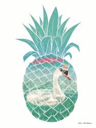 Swan Pineapple | Obraz na stenu