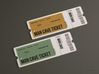 Man Cave Tickets | Obraz na stenu