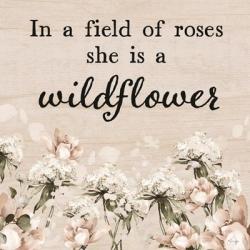 She is a Wildflower | Obraz na stenu