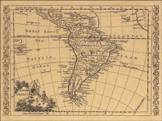 South America, 1802 | Obraz na stenu