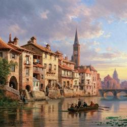 Riverside Village I | Obraz na stenu