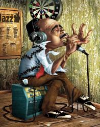 Bluesman Harmonica | Obraz na stenu