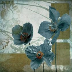 Cerulean Poppies II | Obraz na stenu