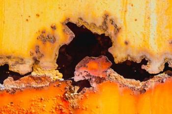 Details Of Rust And Paint On Metal 2 | Obraz na stenu
