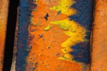 Details Of Rust And Paint On Metal 10 | Obraz na stenu