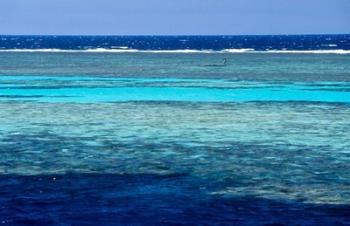 Fisherman, Wooden boat, Panorama Reef, Red Sea, Egypt | Obraz na stenu