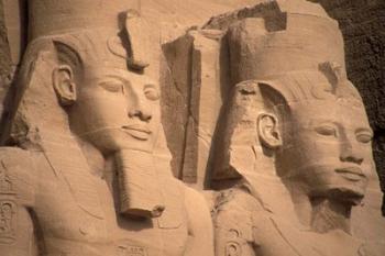 Statues of Ramses II, Abu Simbel, Egypt | Obraz na stenu