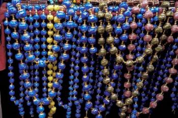 Colorful Beads For Sale in Khan al-Khalili Bazaar, Cairo, Egypt | Obraz na stenu