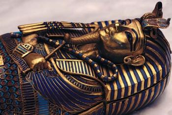 Gold Coffinette, Tomb King Tutankhamun, Valley of the Kings, Egypt | Obraz na stenu