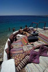 Village Cafe and Terrace on the Red Sea, Egypt | Obraz na stenu