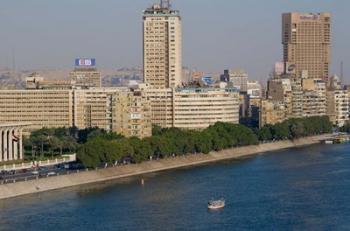 Corniche El Nil, Nile River, Cairo, Egypt | Obraz na stenu