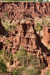 Soil erosion, Konso, Rift Valley, Ethiopia, Africa | Obraz na stenu