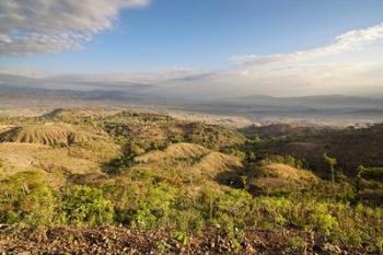Dry farming on terraces, Konso, Rift valley, Ethiopia, Africa | Obraz na stenu